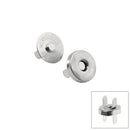 No-Sew Magnetic Snap Button Set - Silver | Gold | Bronze | Gunmetal (14mm)