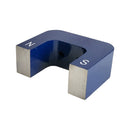 127mm x 94mm x 48mm Horseshoe Magnet | Twin Holes (Alnico)