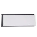 Magnetic Label C-Channel - 200mm x 76mm - Includes Blank Label Insert & Plastic Cover