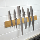 Magnetic Knife Holder Wood - 400mm