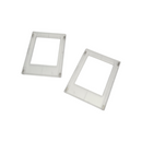 2pc Magnetic Fridge Photo Frames - Mixed Colours