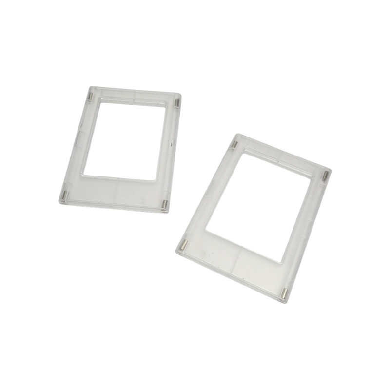2pc Magnetic Fridge Photo Frames - Mixed Colours