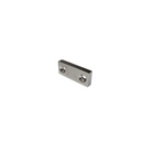 50mm x 20mm x 8mm Block - Twin Double Sided Countersunk Holes 5.2mm/10.4mm
