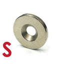 OD 15 x ID 4.2 x 2mm thick Countersunk Hole SOUTH  (Rare Earth)