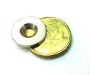 OD 15 x ID 4.2 x 2mm thick Countersunk Hole NORTH  (Rare Earth)