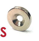 OD 20 x ID 5.2 x 4mm thick Countersunk Hole  SOUTH  (Rare Earth)