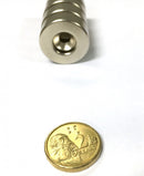 OD 25 x ID 6 x 10mm Countersunk Ring (Rare Earth)