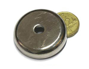 36mm x 9mm Pot with 6.5mm Hole (Rare Earth)