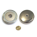 60mm x 15mm Pot with 8.5mm Countersunk Hole (Rare Earth)