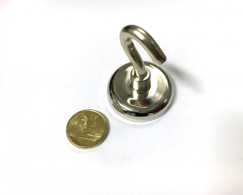 36 x 8mm Pot with 9mm Post & Hook (Rare Earth)
