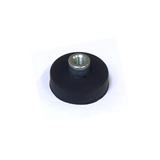 22mm x 6mm Rubber Pot Magnet | M4 Internal Thread 3.5mm Post (Rare Earth)