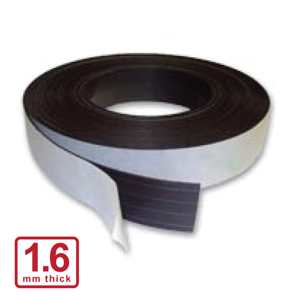 50 x 1.6mm Self Adhesive Stripping (Flexible Rubber)
