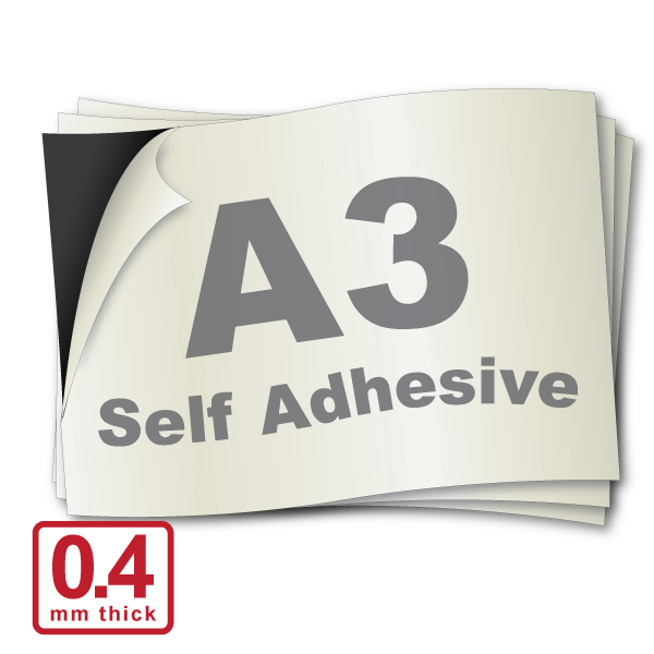A3 x 0.4mm Self Adhesive (Oversize A3)