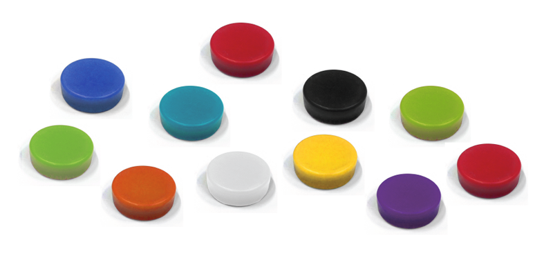 Coloured Fridge / Whiteboard Magnetic Buttons (Ferrite)