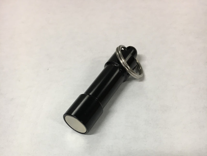 Keychain Magnet with Aluminium Housing (Black)